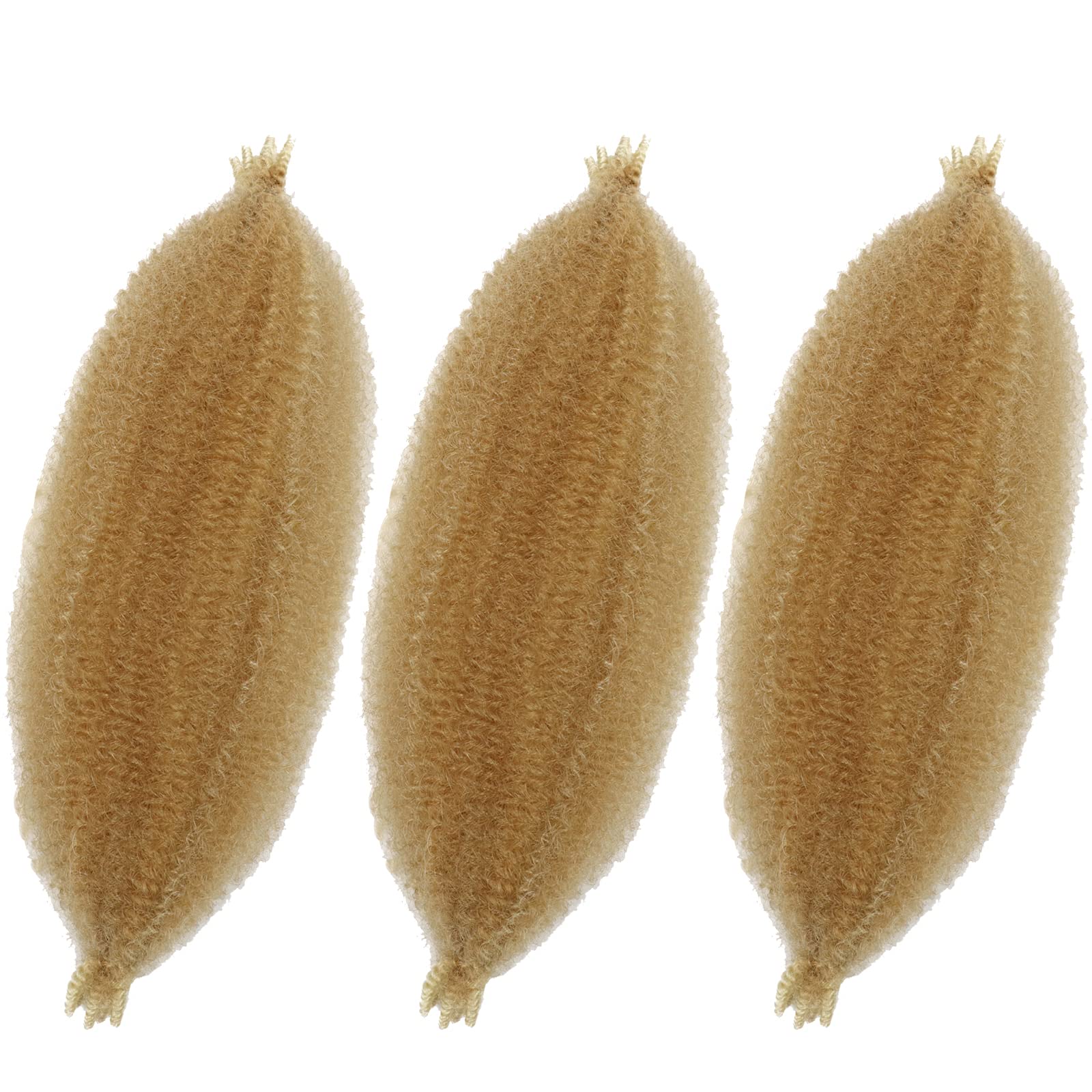 Marley Twist Braiding Hair 16 Inch 27/613 Marley Hair for Soft Faux Locs Spring Twist Hair Passion Twist Hair Cuban Twist Hair Butterfly Locs Crochet