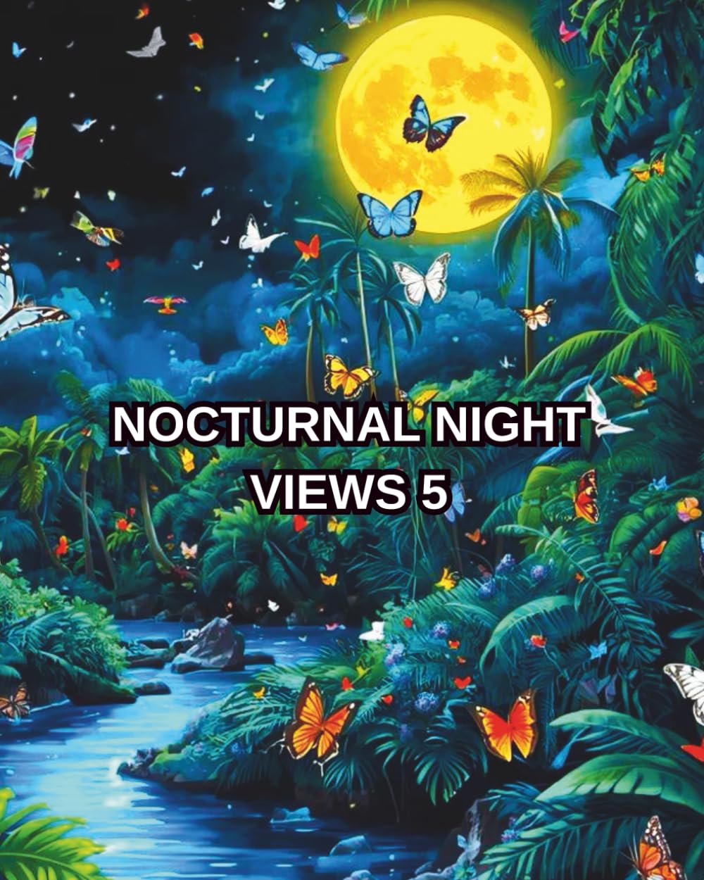 NOCTURNAL NIGHT VIEWS 5: Use vibrant colours against a night sky background to create stunning images.