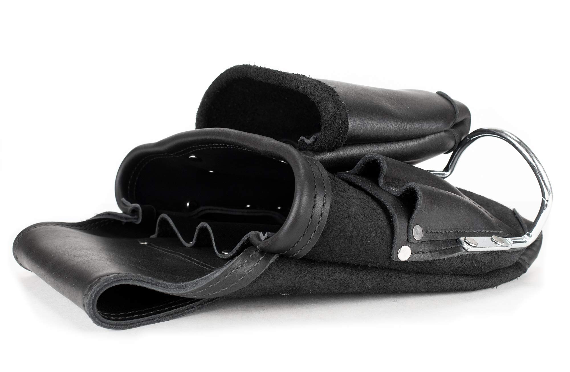 Amish - Ceinture à outils en cuir véritable - Noir