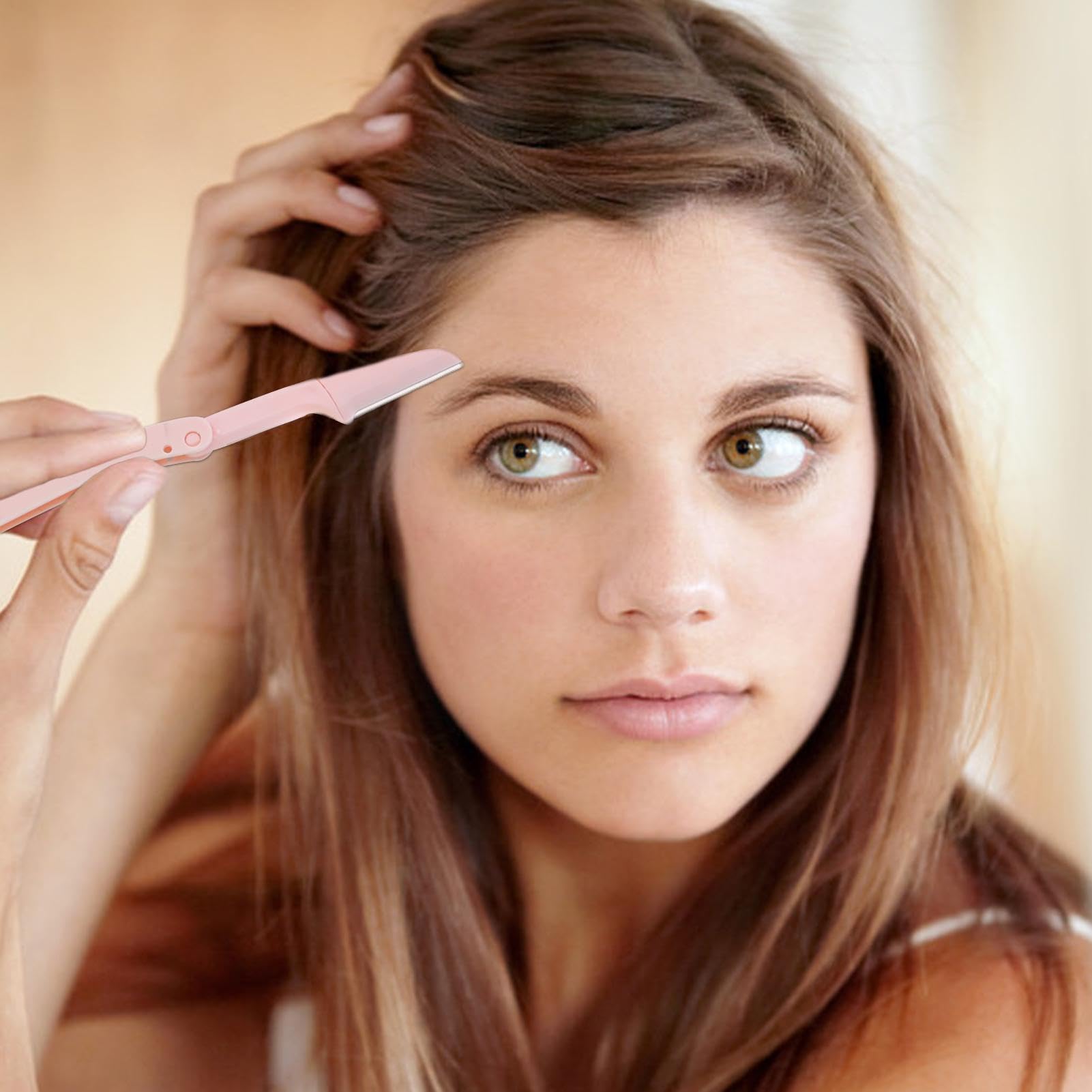 Trimmer sopracciglia pieghevole professionale portatile per donne principianti