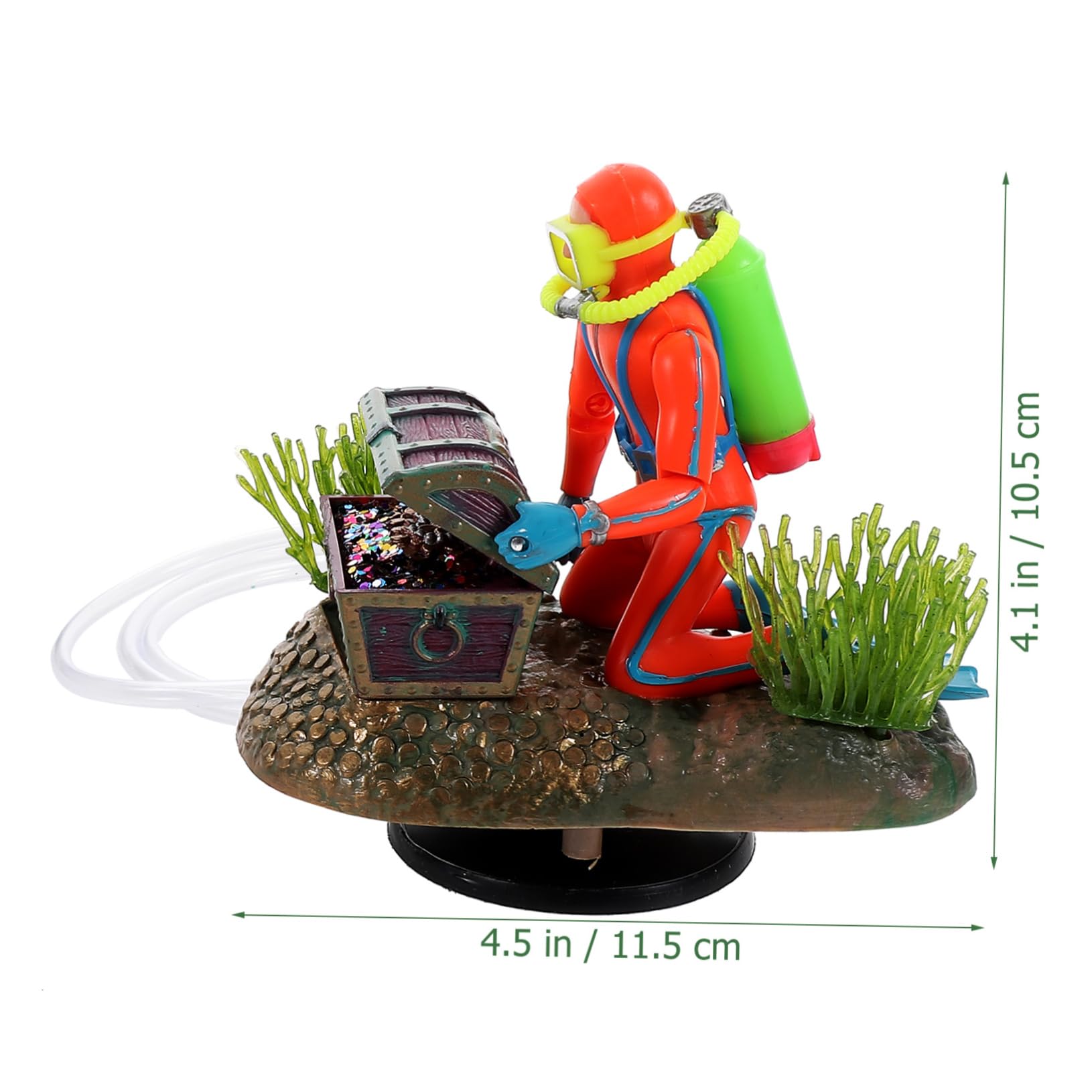 OUNONA Lot De 2 Mini-Plongeurs Décoratifs Flottants pour Aquarium Figurines De Collection en Plastique