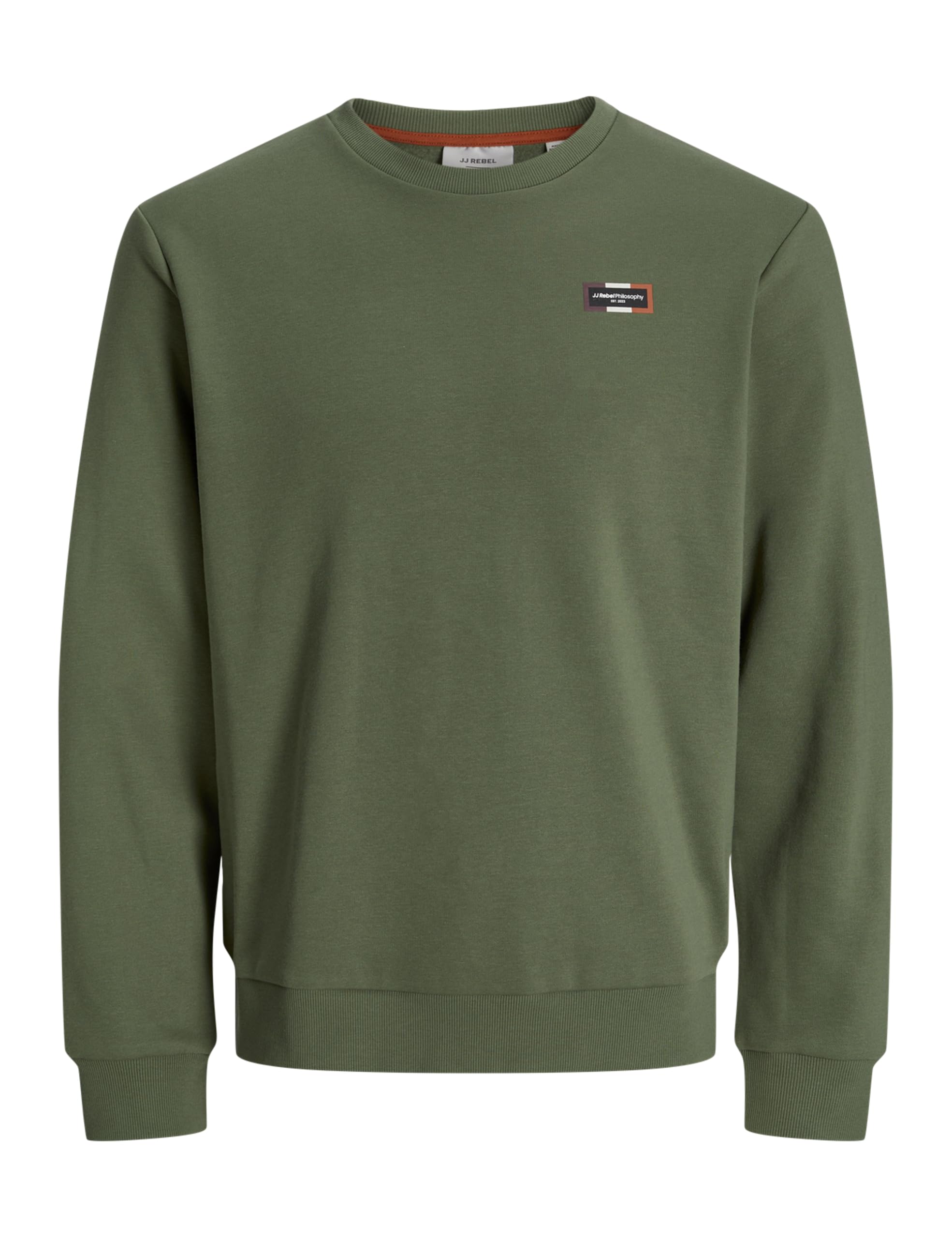 JJ rebel Men's Jrebdrummer Sweat Crew Neck, four leaf clover, M