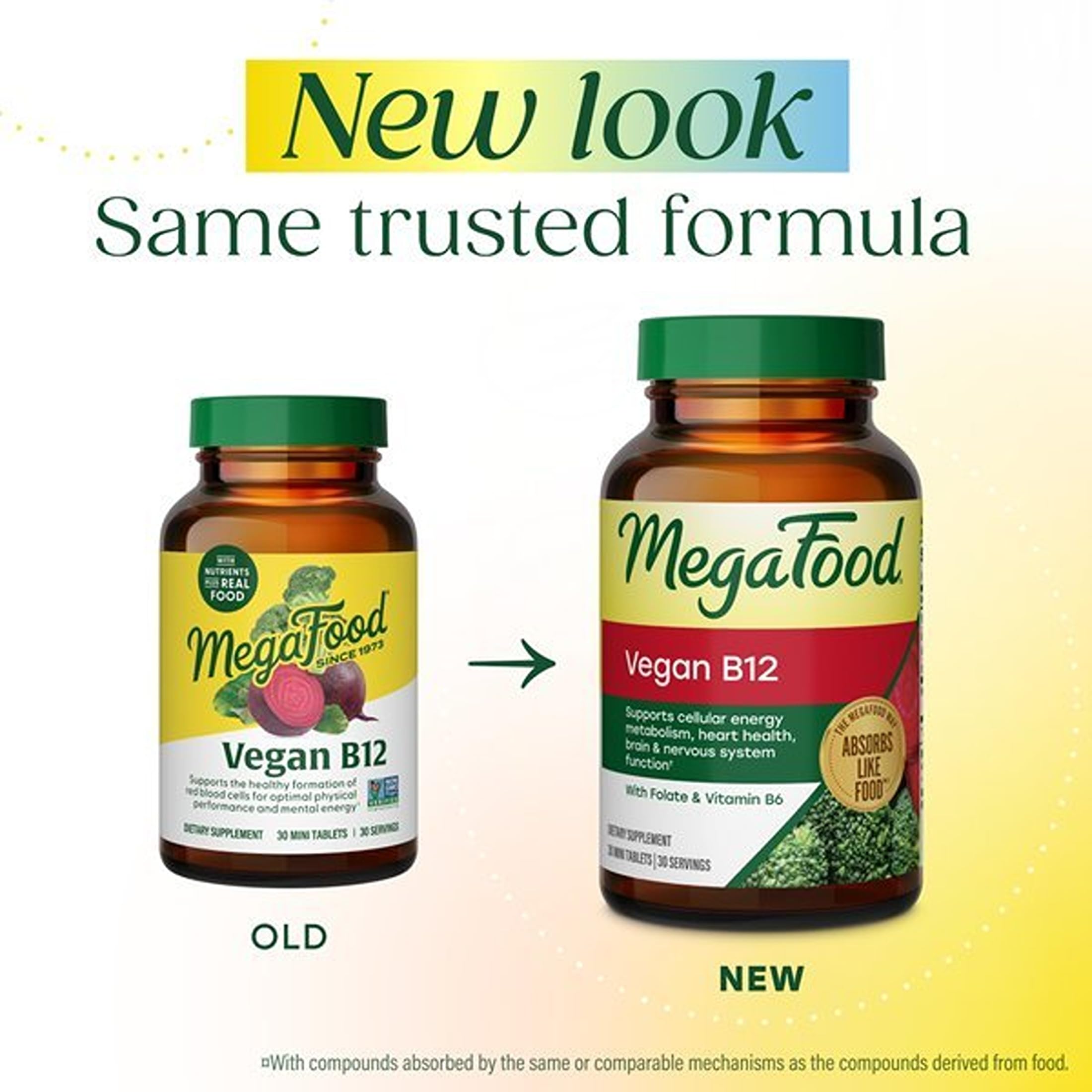 MegaFood Vegan Vitamin B12 with Vitamin B6 and Folic Acid, 30 Mini Tablets — Amazon image 2