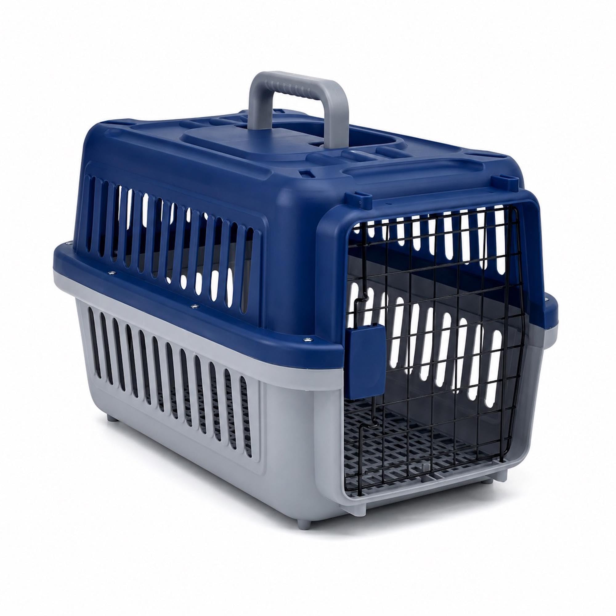 IHANA Hard Shell Cat Carrier with Metal Door, Size M, Up to 8 kg