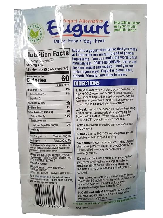Better Than Yogurt Make At Home Mix (Dairy and Soy Free!) (Coconut, 1-Pack)