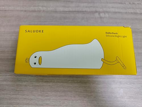 Miniatura 10 de Linda luz nocturna de pato lámpara LED de pato de silicona para bebé, lámpara de noche para niños de 7 colores, luz nocturna recargable para