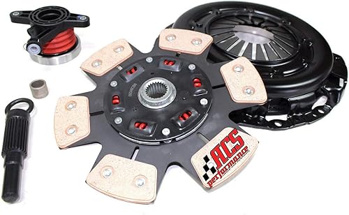 Miniatura 2 de KIT DE EMBRAGUE ACS STAGE 3 + VOLANTE DE RENDIMIENTO compatible con NISSAN 370Z E INFINITI G37 3.7L VQ37HR MOTOR