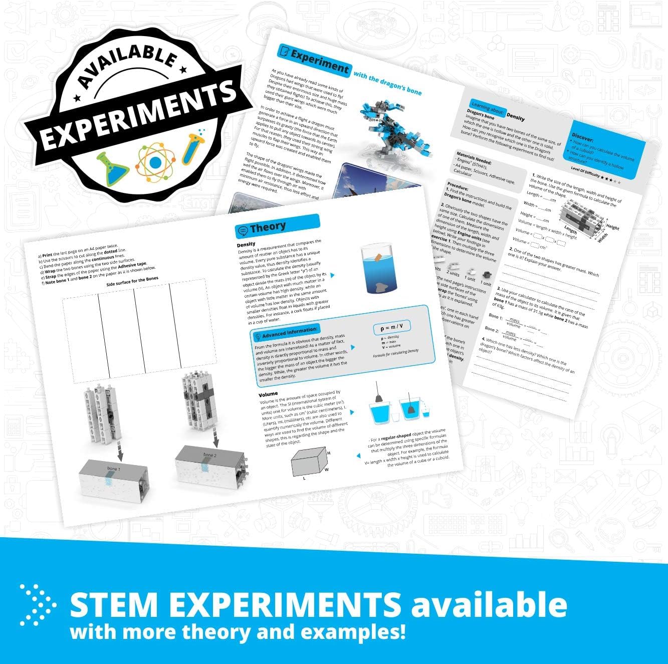 Engino Creative Engineering Jeu de 30 modèles d'activités et expériences Inclus pour 8 Ans
