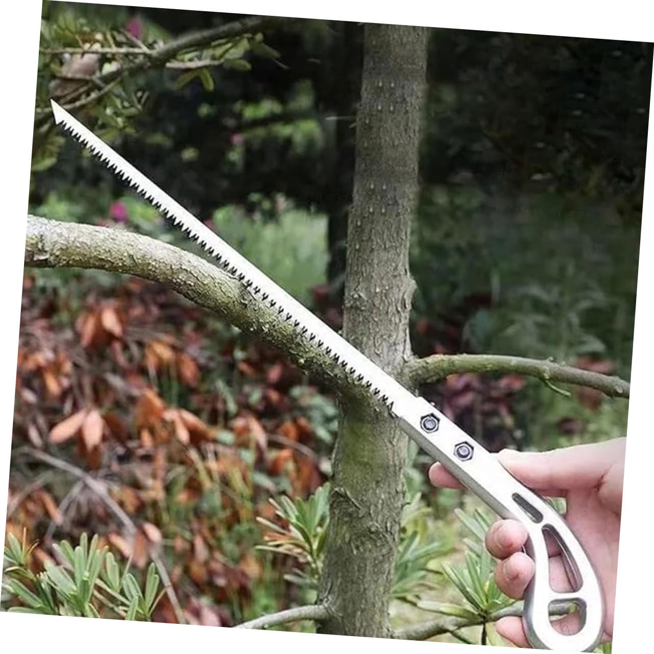 Toyvian 5 Ensembles Scie À Bois Scie Alternative À Chantourner Pliable À Main Portative Pliante Sauteuse Lames Portables À Perche Silver Acier 4 Pièces * 5