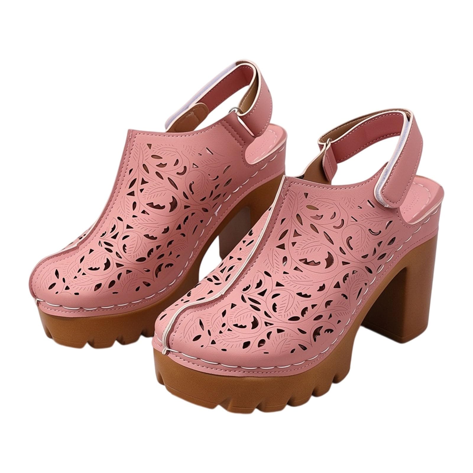 Sandali Donna Tacco Pianta Larga Scarpe Comode Sandali romani casual con fibbia laterale e suola piatta da donna estivi da alla Comodi Estivi Scarpe con Zeppa