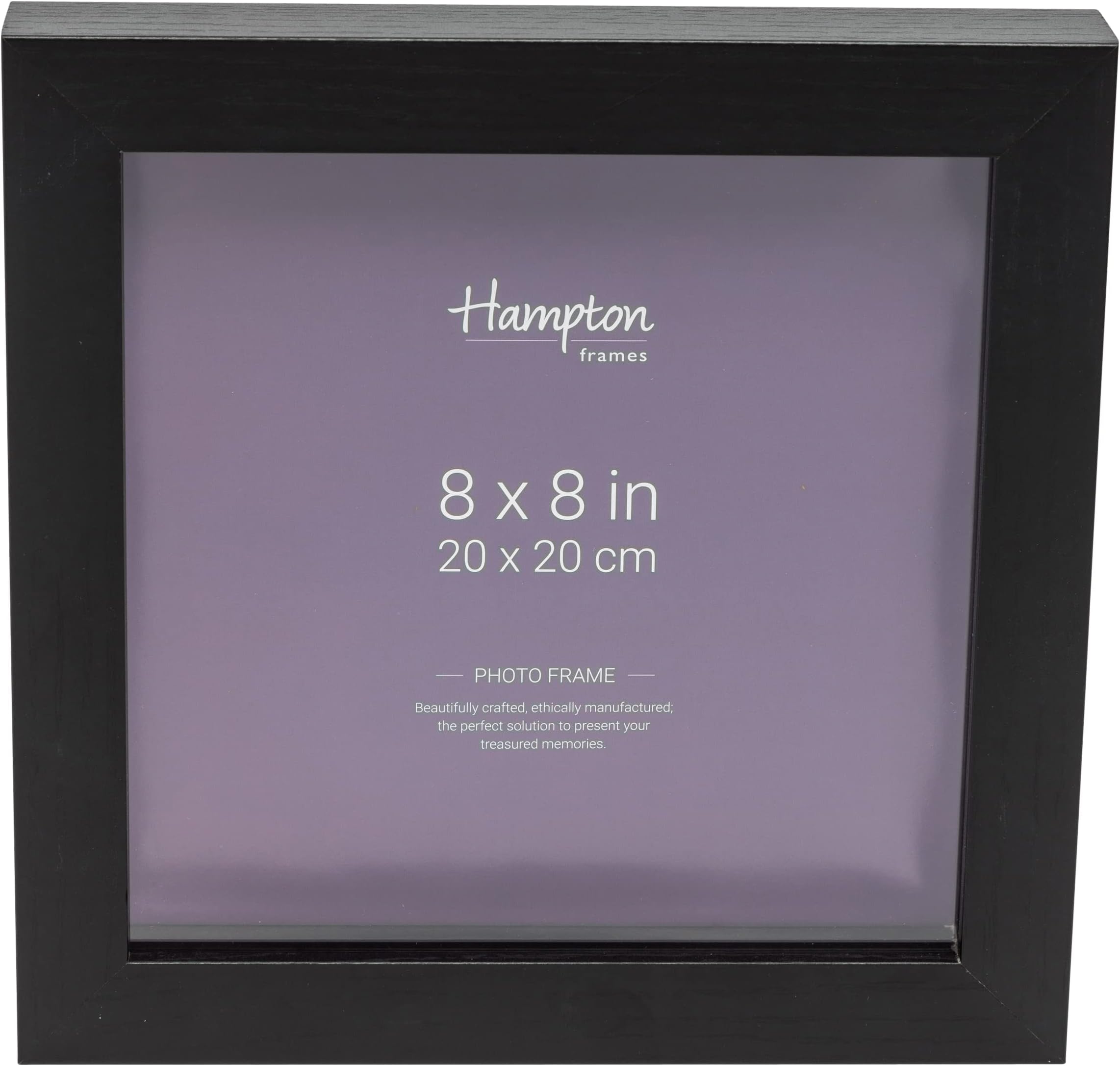 Hampton Frames MADRID Narrow Profile Photo Frame with Bevel Mount Matt