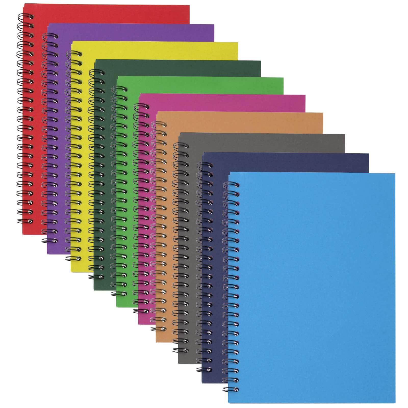 6 Quaderni Da Disegno A5 Con Copertina Rigida Kraft – Carta 120 G/m², 50 Fogli/100 Pagine – Rilegatura A Spirale Per Artisti E Viaggiatori