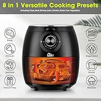 Vista 6 de Uten - Freidora de aire de color negro