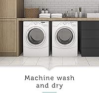 Vista 4 de AllerEase Ultra Suave Protección Avanzada contra Alergias Protector de Almohada Lavable a Máquina con Cremallera para Viaje, Tamaño 14" x 20", Gris