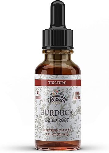 Burdock Tincture extracto de burdock orgánico seco Arctium Lappa Burdock Drops Non-GMO in Cold-Pressed Organic Vegetable Glycerin 4 oz 670 mg