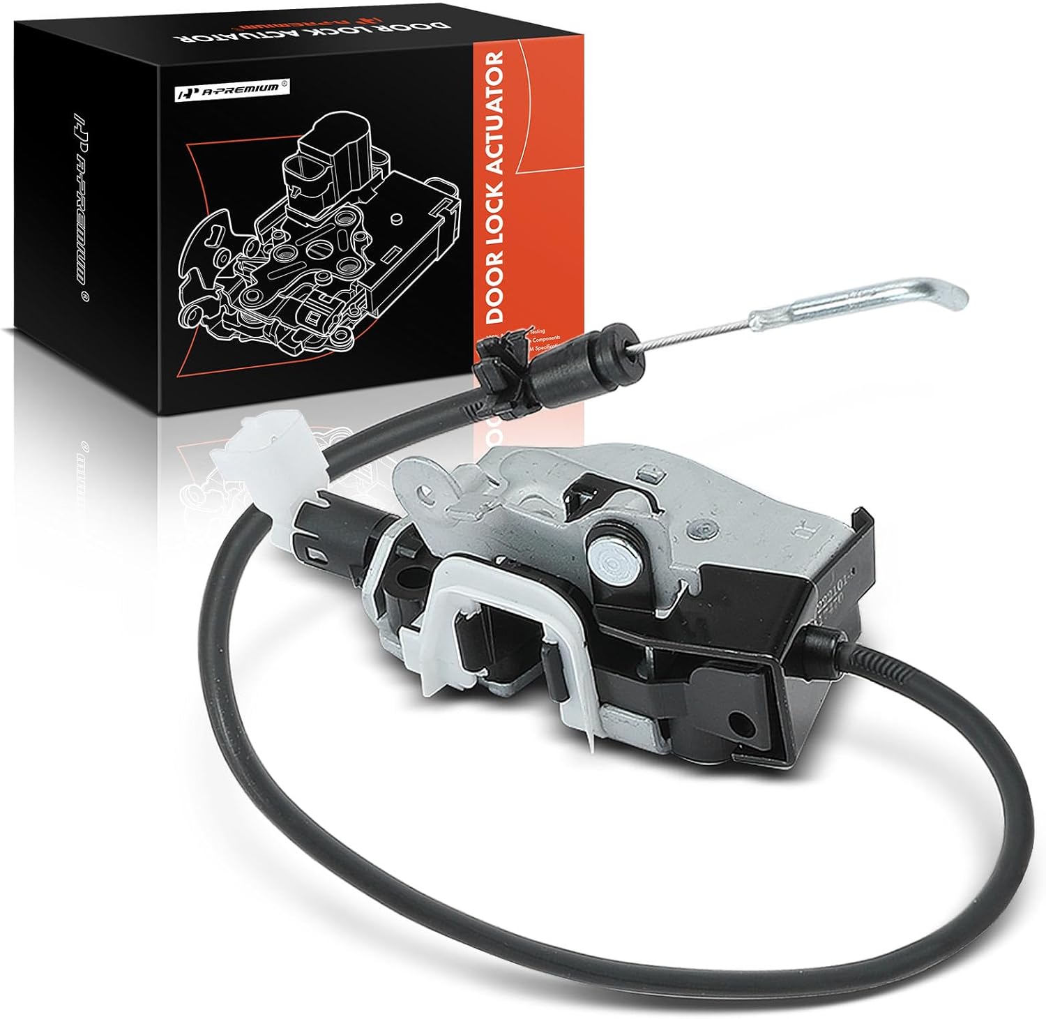 A-Premium Rear Liftgate Latch Actuator Compatible with Land Rover LR3 2005-2009, LR4 2010-2013, LR4 2015-2016, Sport Utility, Rear Tailgate Lock Latch Actuator