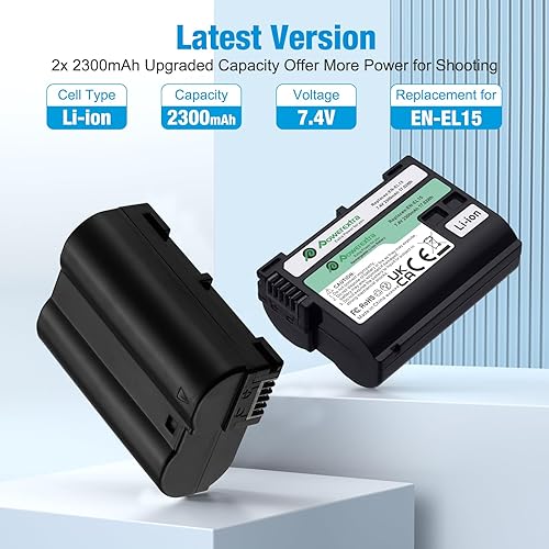 Miniatura 3 de Batería EN-EL15 de reemplazo