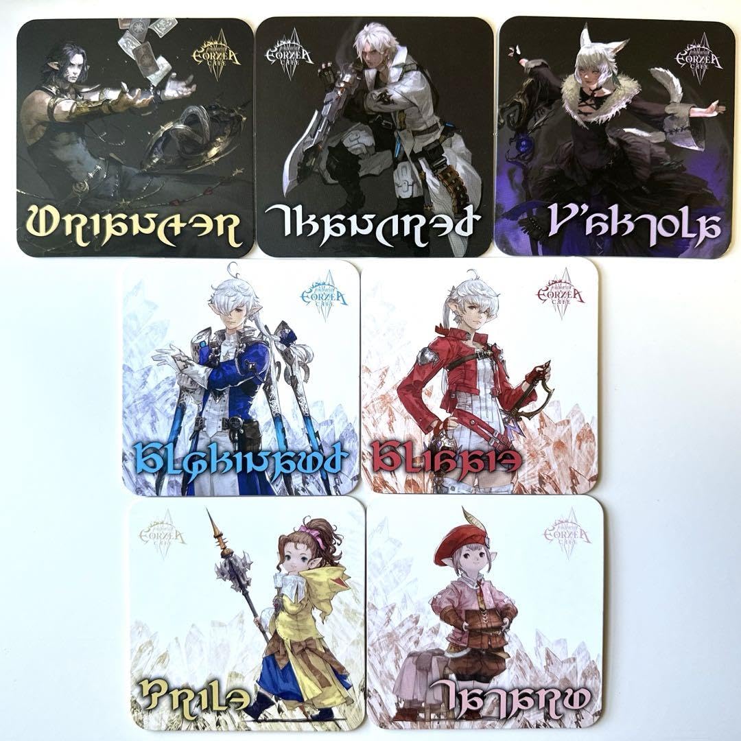 Amazon.co.jp: XIV ff14 エオカフェ コースター 暁メンバー