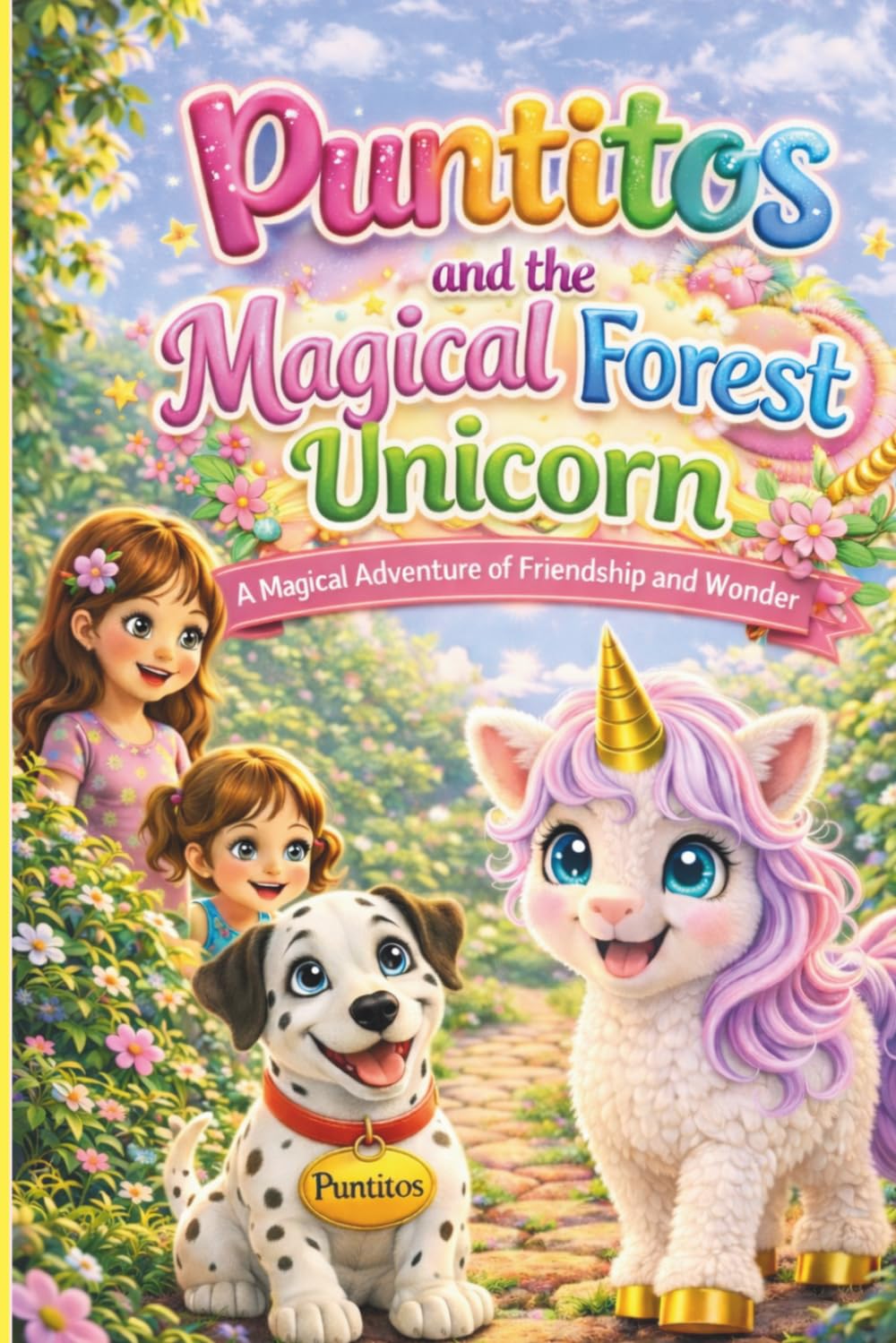 PUNTITOS AND MAGICAL FOREST UNICORN. A Magical Adventure of Friendship and Wonder.: A magical adventure children’s story about friendship, ... and their pet. Includes coloring pages.