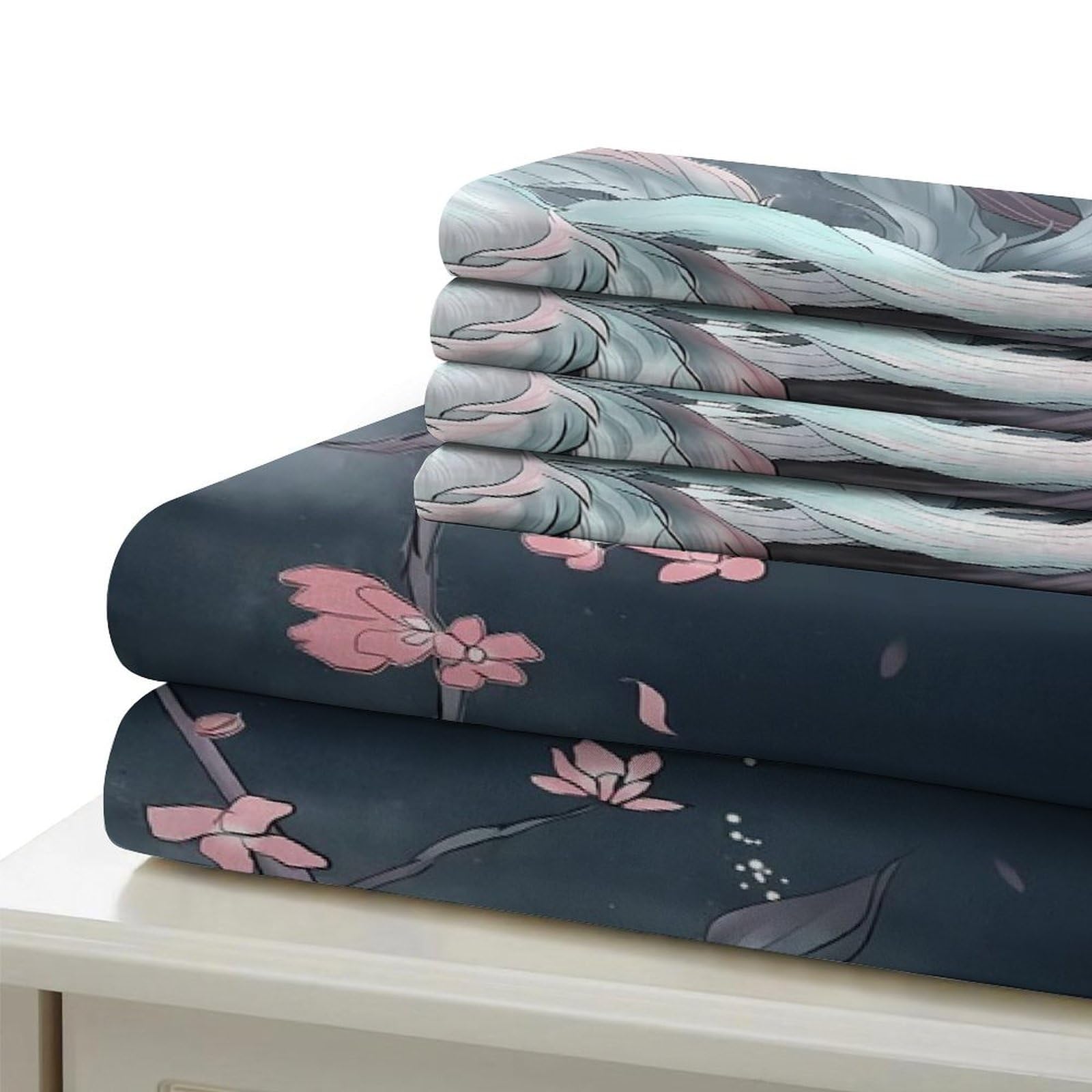 Flamingo-Pärchen Bettbezug 3 Teilig Mikrofaser Reißverschluss Schlafkomfort Bettdeckenbezug 3D Gedruckt Weich Hautfreundlich mit Kissenbezug Kuschelig for Teenager & Erwachsene