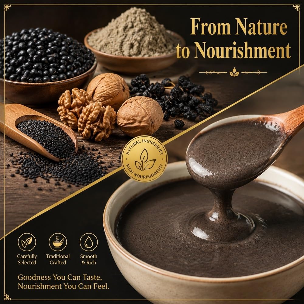 Polvere Sostitutiva Del Pasto Alle Noci Di Sesamo Nero 500g