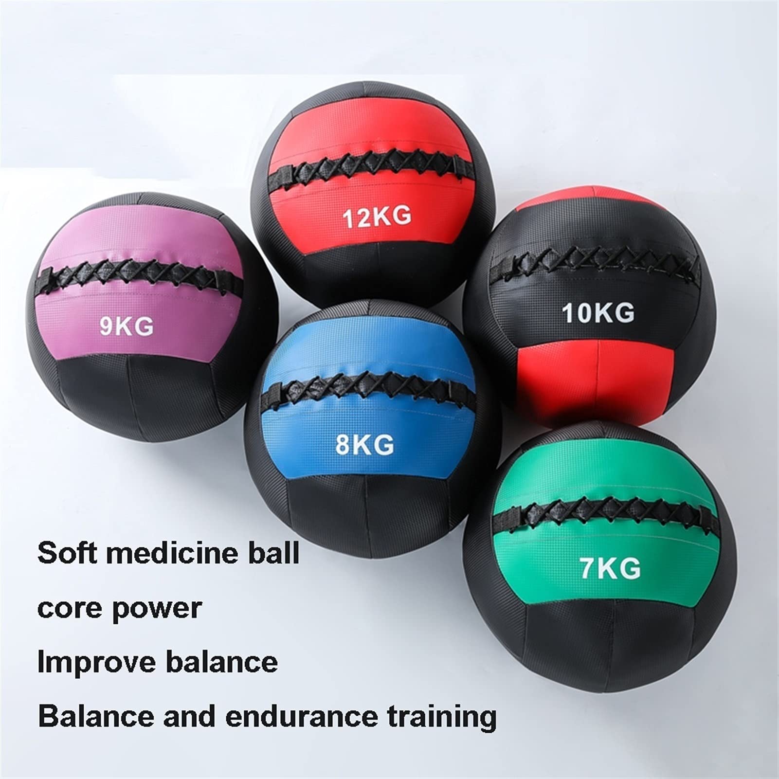 Palle Mediche Sbatti La Palla da Muro, Palla Medica Morbida per Esercizi di Forza E Condizionamento, Cross Training, Cardio E Allenamenti Core (Size : 9KG/19.8LB)