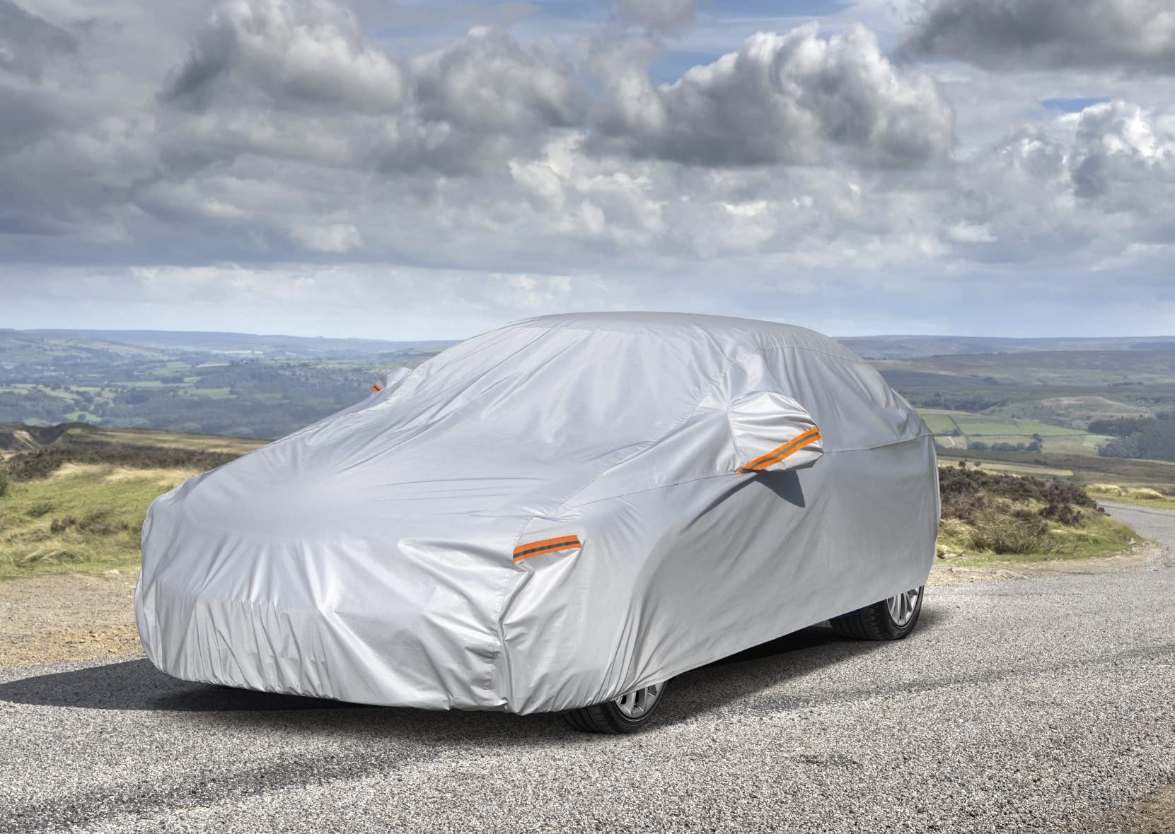 Kayme Funda para coche de 6 capas, impermeable, transpirable, ajuste personalizado para BMW Serie 6 (1976-2025), cubierta completa para exteriores, protección contra el sol, la lluvia, los rayos UV