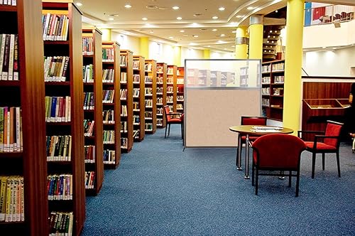 Miniatura 4 de Versare Hush Screen - Divisor de habitación portátil | Divisor de pared de estación de trabajo | Paneles silenciosos de privacidad independientes |