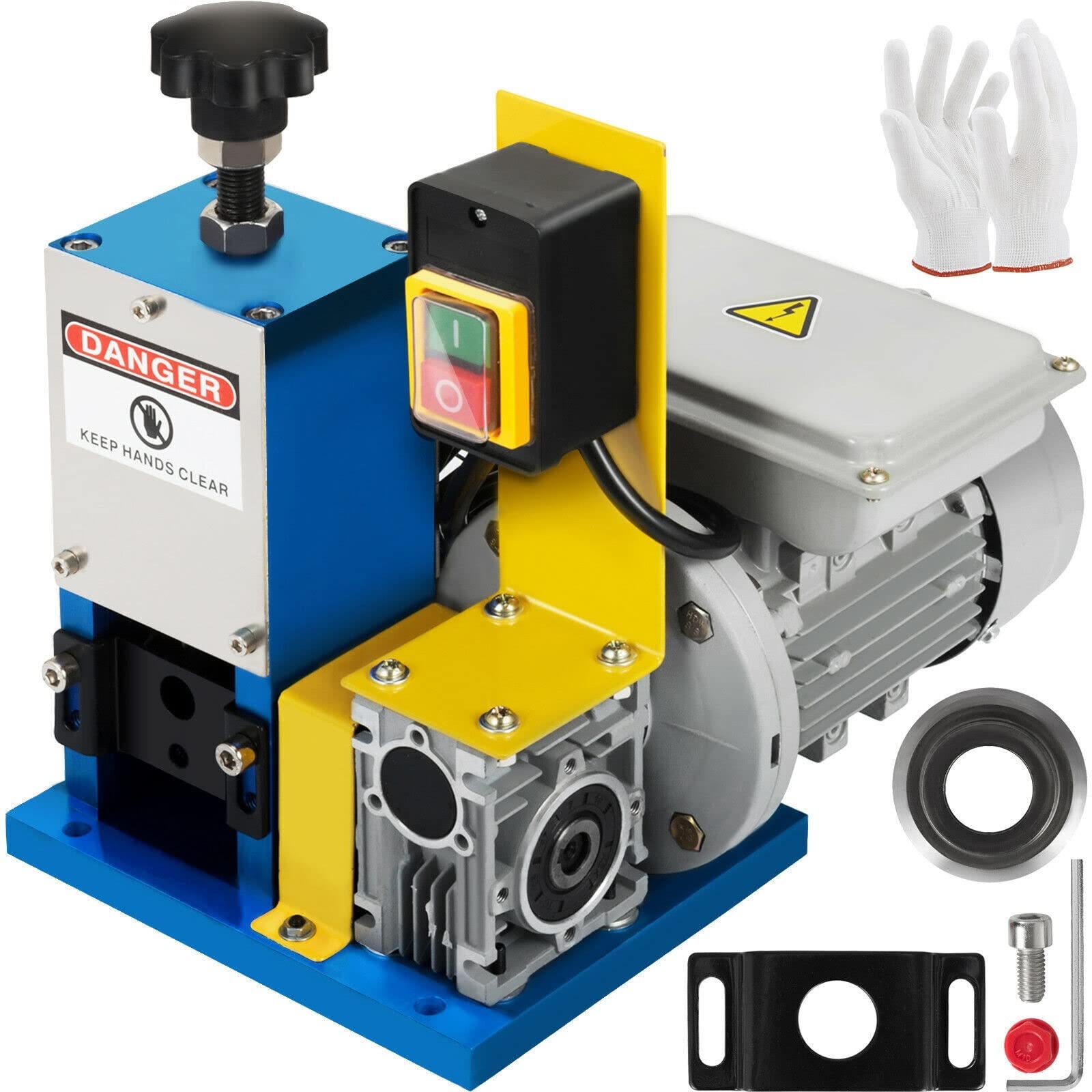 CVFRDD Electric Wire Stripping Machine Portable Stripper Cable 1.5-25mm 180W for Scrap Copper Recycling(With Blade 2)