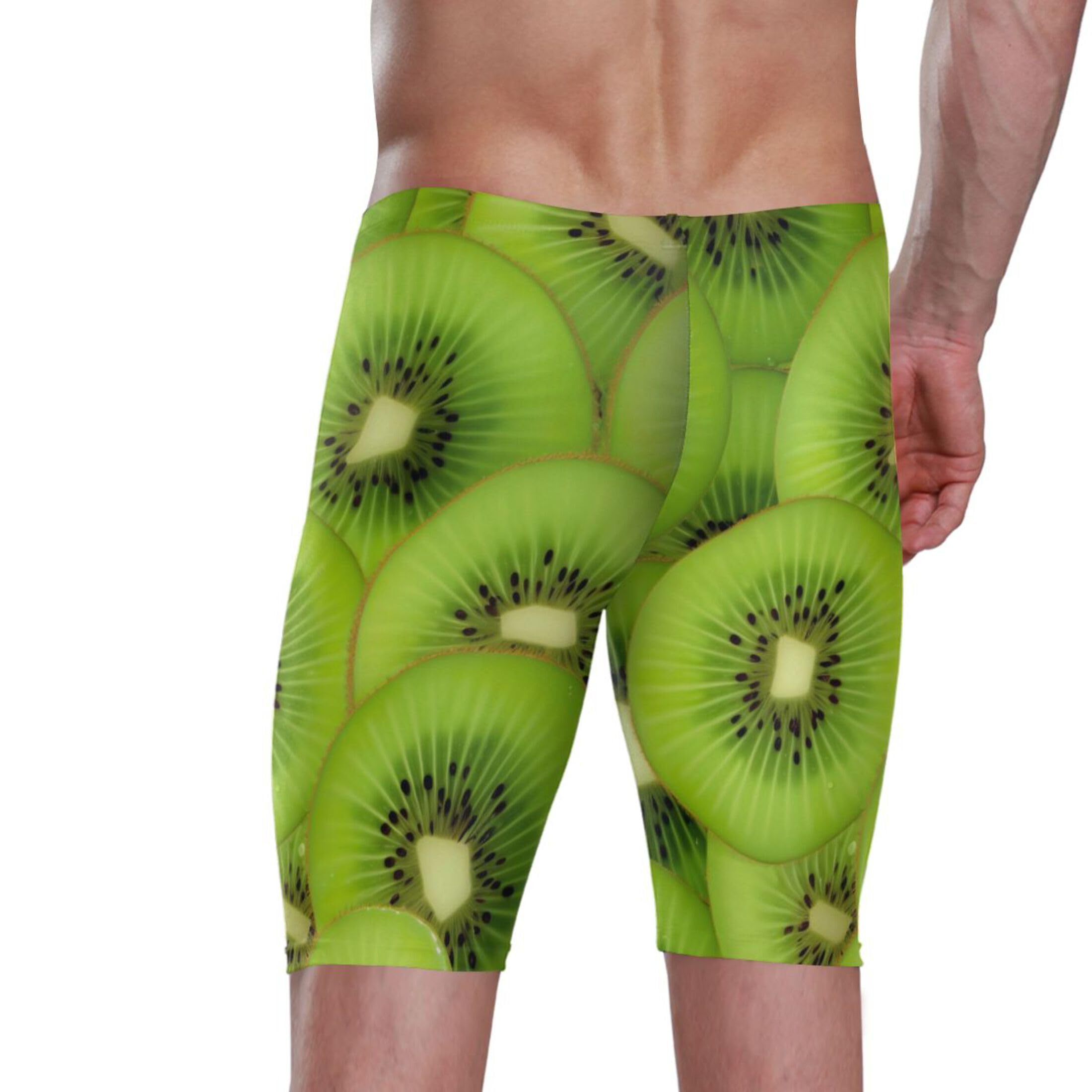 UMIRIKO Kiwi Strange Fruit Men's Swimsuit Swim Jammers L B0402186