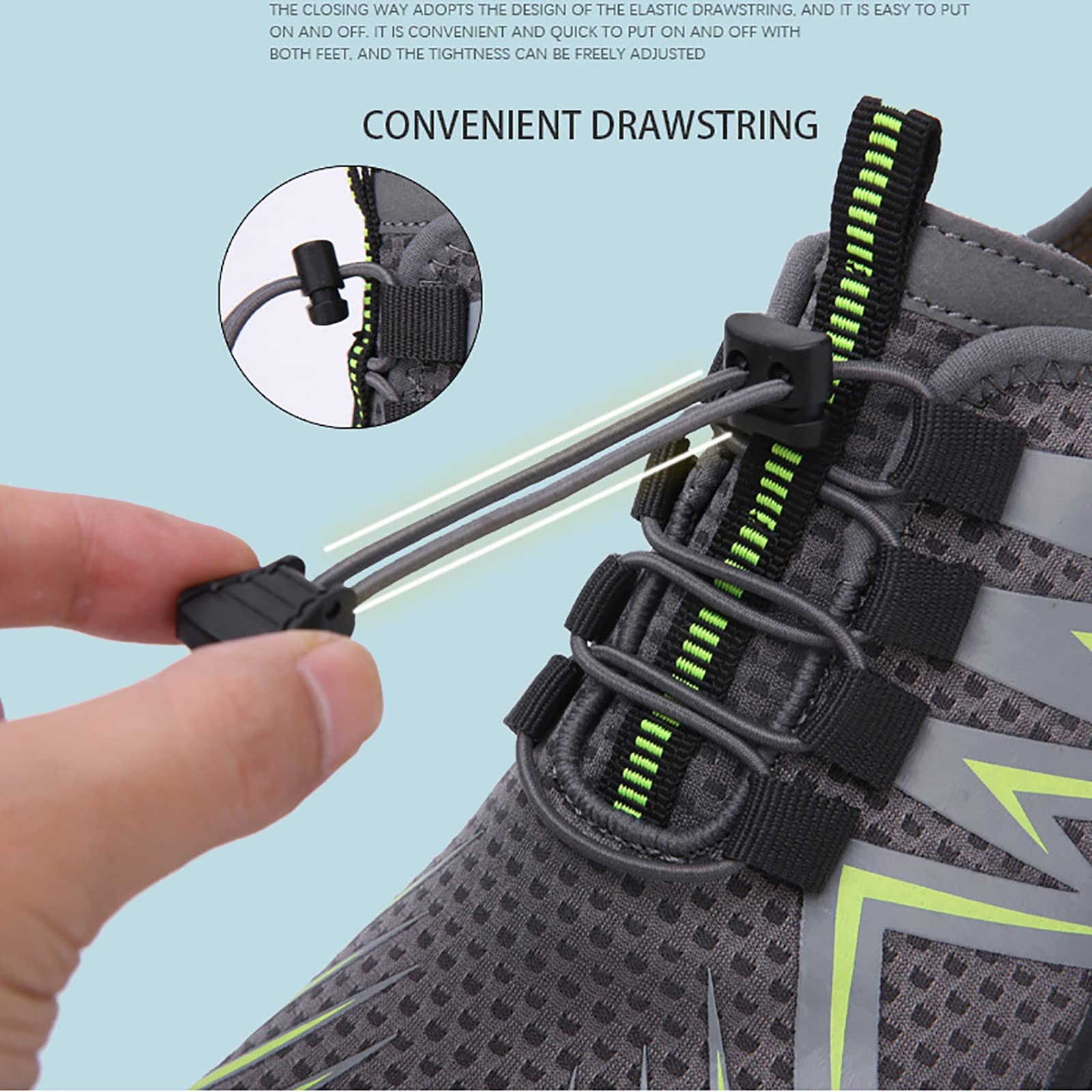 Scarpe da Acqua atletiche ad Asciugatura Rapida, Scarpe da Ginnastica a Piedi Nudi da Spiaggia Unisex Leggere e ad Asciugatura Rapida, per Escursionismo, Surf, Nuoto in Acqua, Scarpe da Passeggio