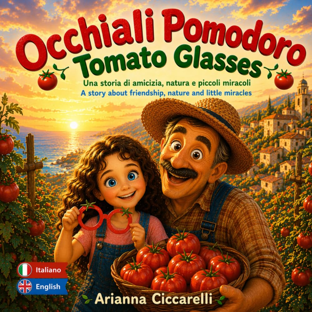 Occhiali Pomodoro: Una storia bilingue di amicizia, natura e piccoli miracoli. A bilingual story about friendship, nature and little miracles. (Le ... in Italia | Arianna’s Stories in Italy)