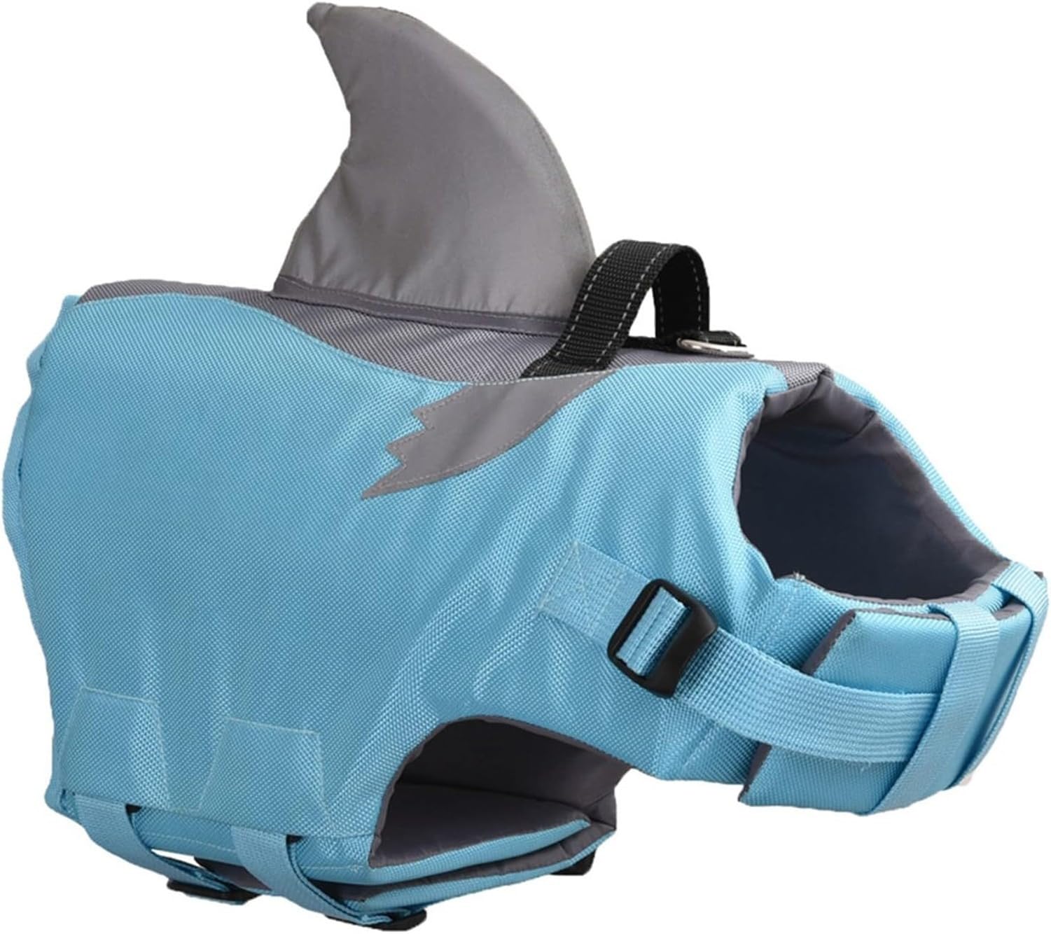 Chaleco Salvavidas Perro Reflectante Ajustable Flotador Mascotas Natacion Barco, Traje Baño Perro Seguridad Agua Piscina con Asa Rescate Naranja Talla L Tejido, Blue, M