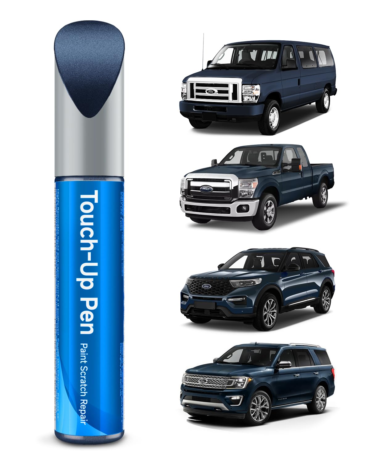 N1 Blue Jeans Metallic Touch Up Paint Compatible with Ford Exact