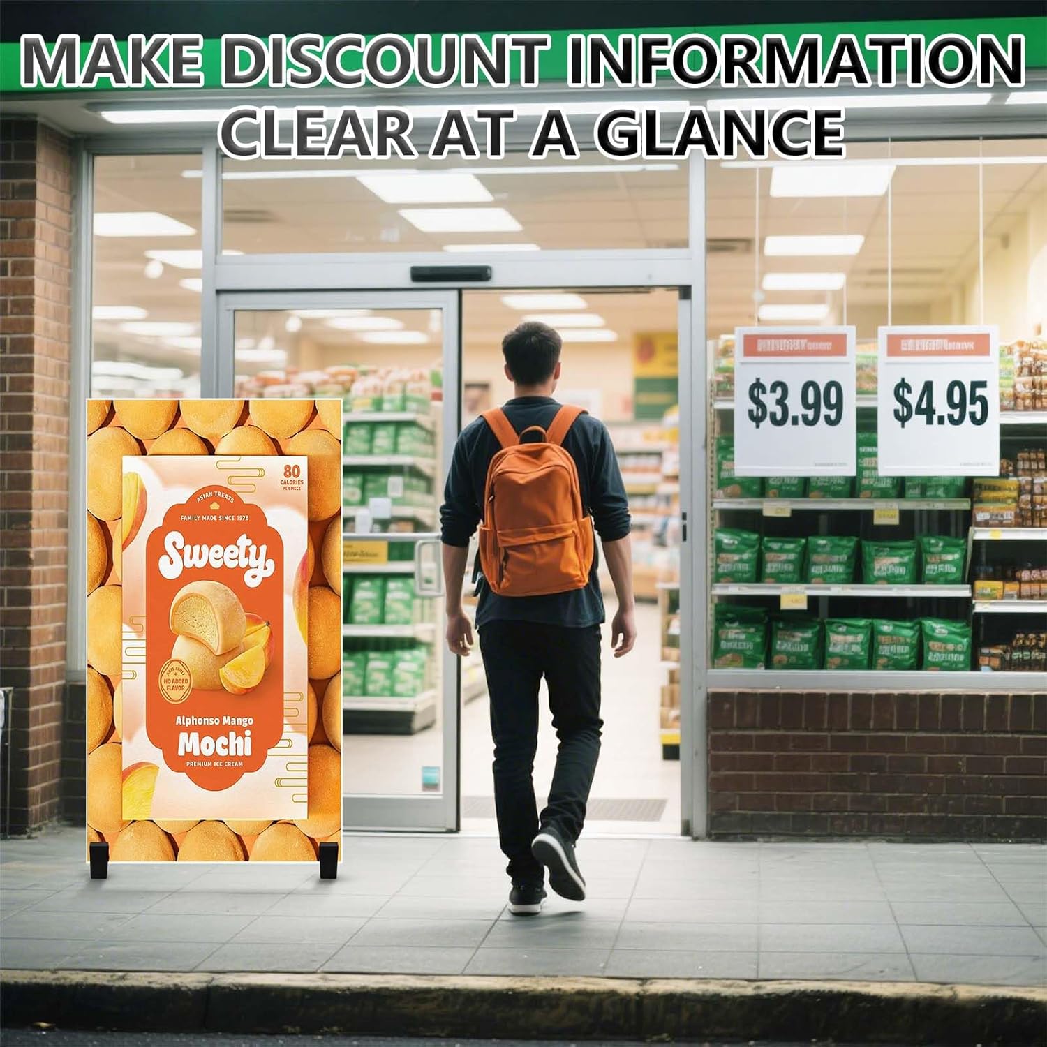 16 PCS - 4 SETS Spider Feet Board Sign Holder Base, Adjustable Floor Mount Standing Foam Board Display Sign Stand, Heavy Duty Metal Outside Stand for Store Your Board & Display Show (Base Only)