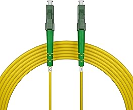 OS2 Fibre Optic Cable LC/APC to LC/APC (20 m) Patch Cable, Simplex Single Mode FTTH Fibre Optic Cable LC/LC