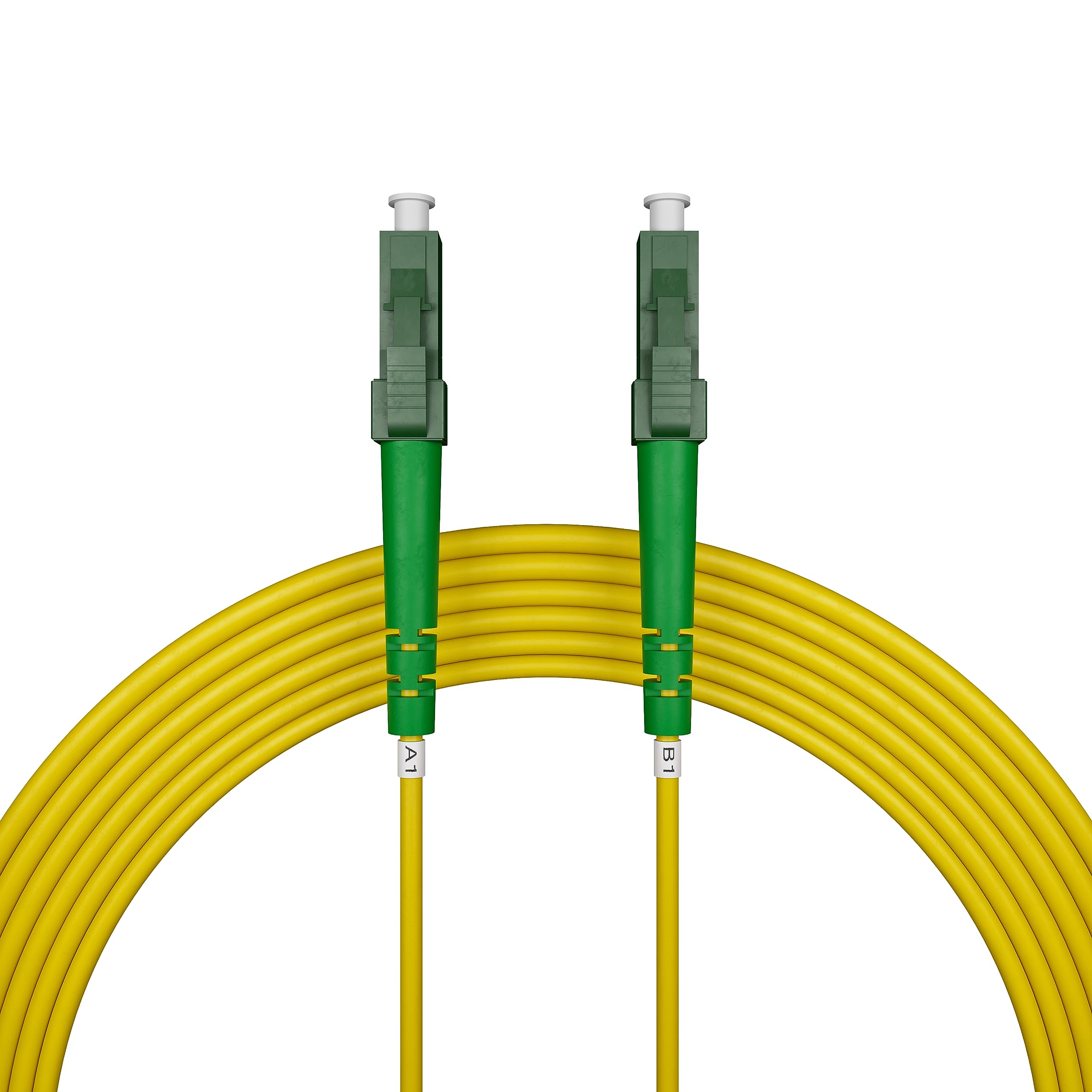 OS2 kabel światłowodowy LC/APC na LC/APC (20 m) | Simplex Singlemode FTTH światłowodowy kabel światłowodowy LC/LC