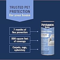 Vista 4 de PetArmor Plus Prevención de pulgas y garrapatas para perros de 89 a 132 libras (3 dosis) + aerosol PetArmor para alfombras y garrapatas para pulgas