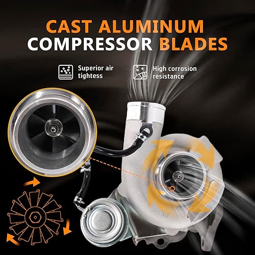 Miniatura 6 de Bapmic Turbocompresor turbo para Subaru Impreza WRX 02-07 Forester XT 04-08/ Baja 04-06 Saab 9-2X Aero 05-06 14411AA532 TD04L-13T