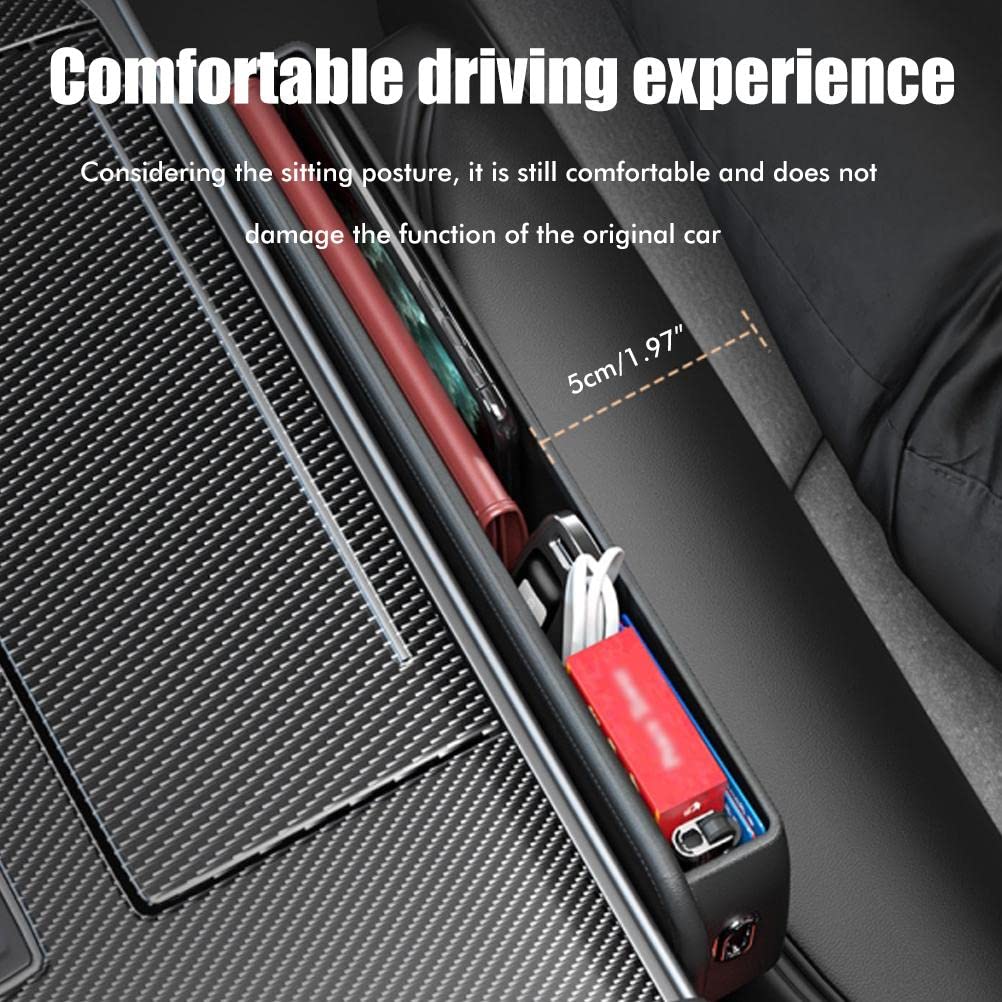 DabbOo Organiseur De Poche LatéRal Pour Voiture 19.8 X 16.2 X