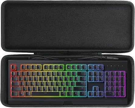 co2CREA Hard Travel Case for Razer Cynosa Chroma/Cynosa V2 /Ornata V2
