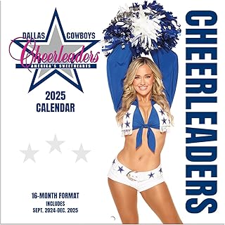 TURNER LICENSING Dallas Cowboys Cheerleaders Mini Wall Calendar Sideline -16M (25998040530)