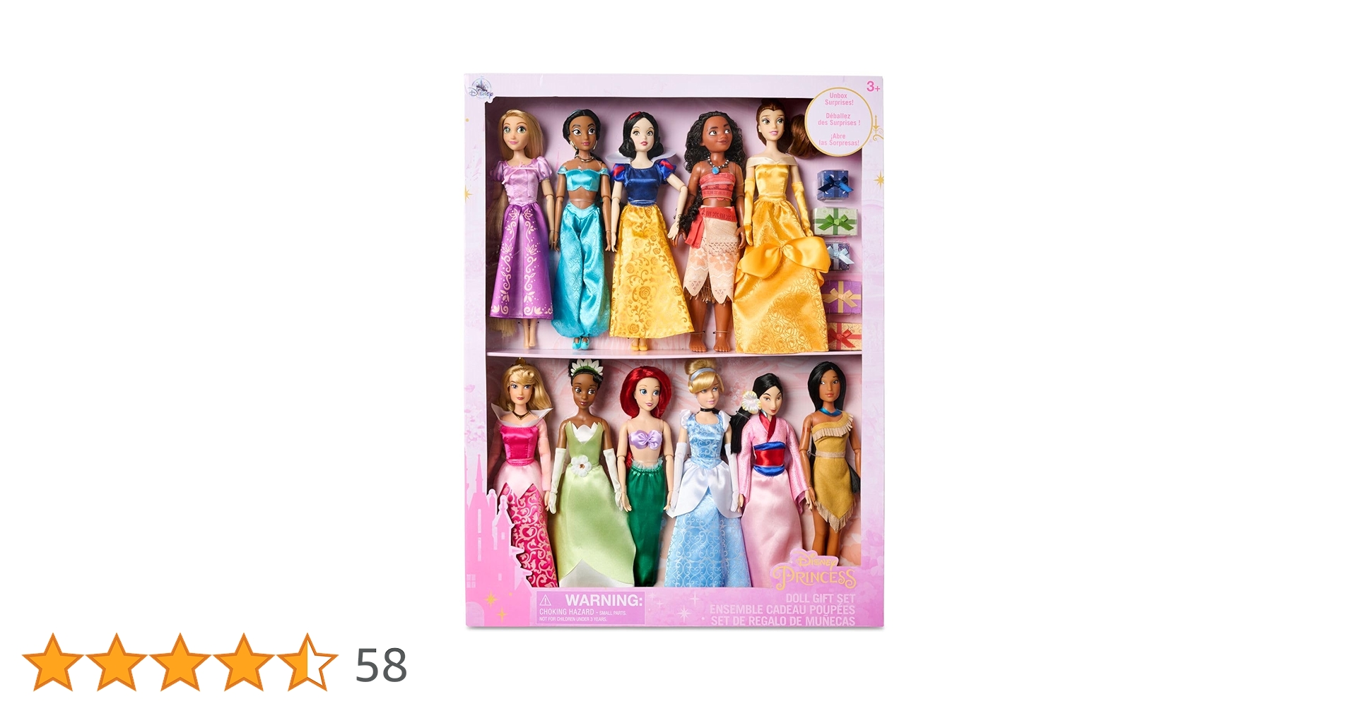 Amazon | ディズニーストア公式プリンセスクラシックドール