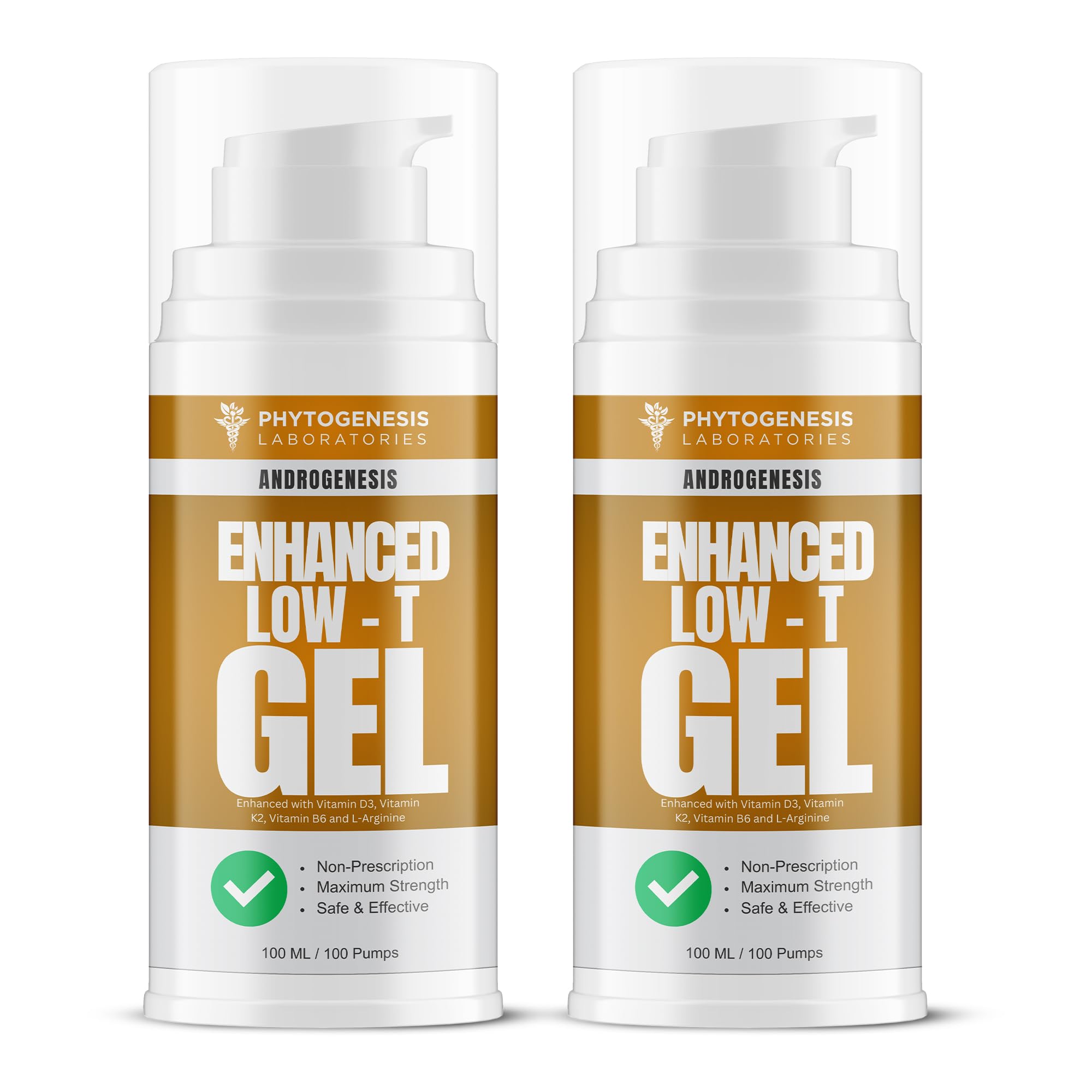 Enhanced Formula – Low T Support Gel – T Booster for Men – Muscle Recovery, Energy Booster, Healthy Aging – Now with Vitamins D3, K2, B6 and L-Arginine