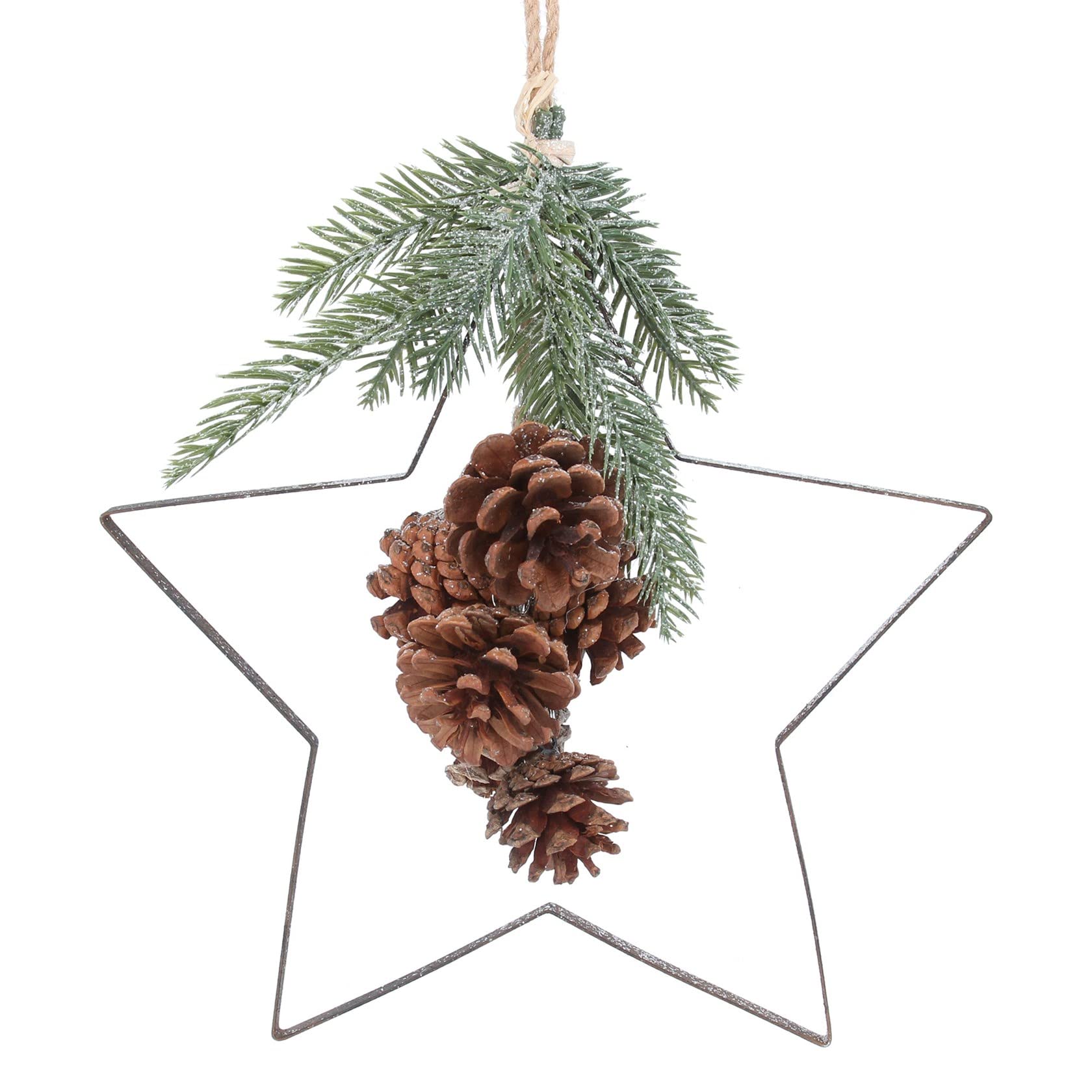 Gisela Graham Christmas Star Fir Cone Dec