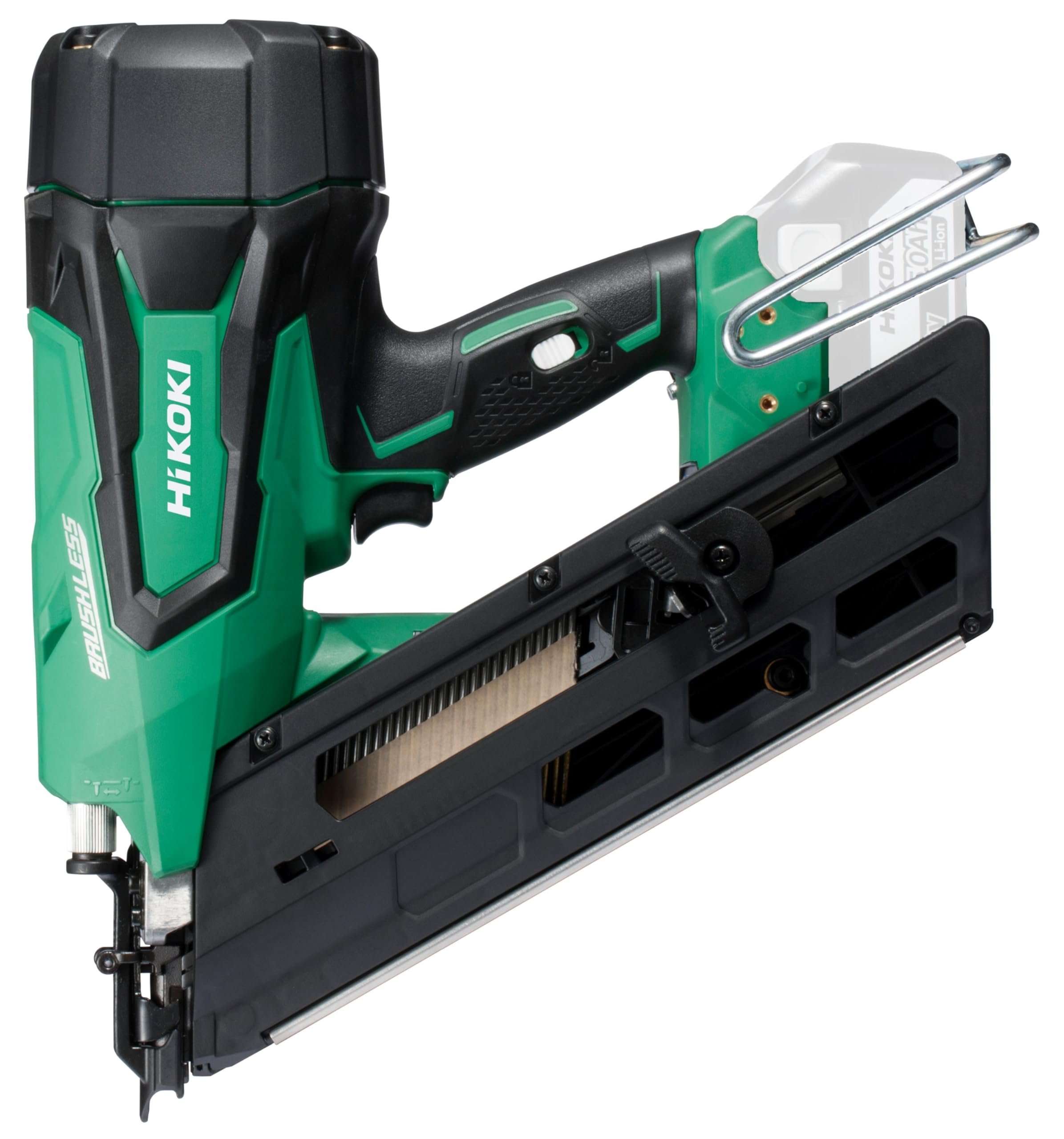 HIKOKI NR1890DBCLW9Z, cloueuse sans fil brushless 18V, 4,8 kg, pour charpente