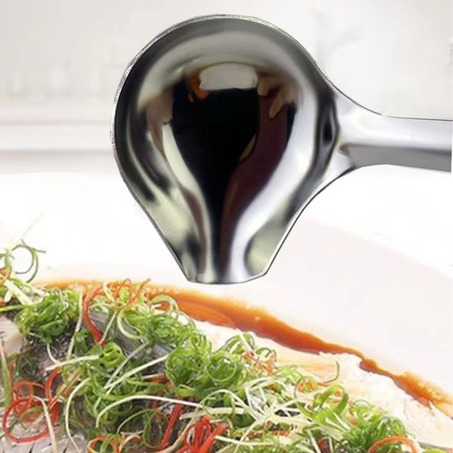 Spalma Salsa In Acciaio Inossidabile 304, Siringa Per Condimenti Accessori Da Cucina Utensili Da Cucina Pipetta Con Morsetto Per Alimenti 92156869
