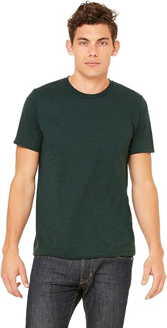 bella canvas heather emerald