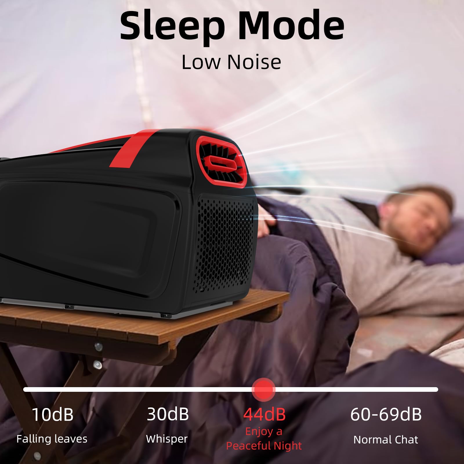 Climatizzatore mobile 3500BTU 3 in 1 con tubo di scarico | Raffreddamento Rapido Raffreddamento Ventilatore Deumidificatore Portatile Per Campeggio Camper Caravan