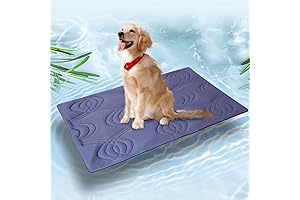 Skipper Blue Iced 2.0 Dog Self-Cooling Mat for Large Dog, 59"x40"